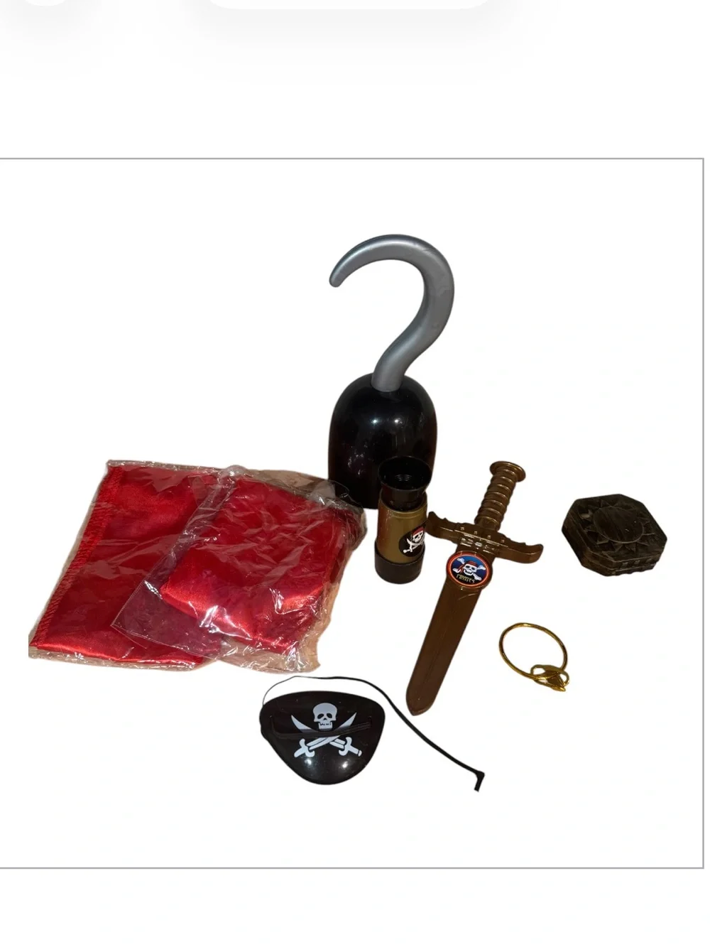 Kids 8pc Pirate Accessory Halloween costume Set